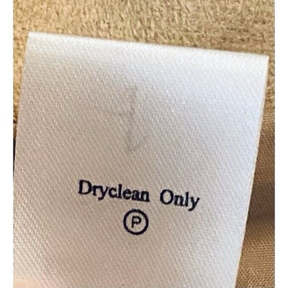 Coldwater Creek Jacket Womens Large Faux Suede Zip Up Pleated Ruffle Cottagecore - Picture 5 of 5